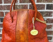 Extra Large GRACE Bag - Genuine Ostrich Skin