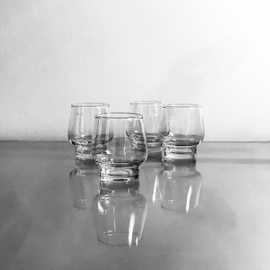 4x SUPERFEST glass glasses DDR shot glass snifter whiskey glass