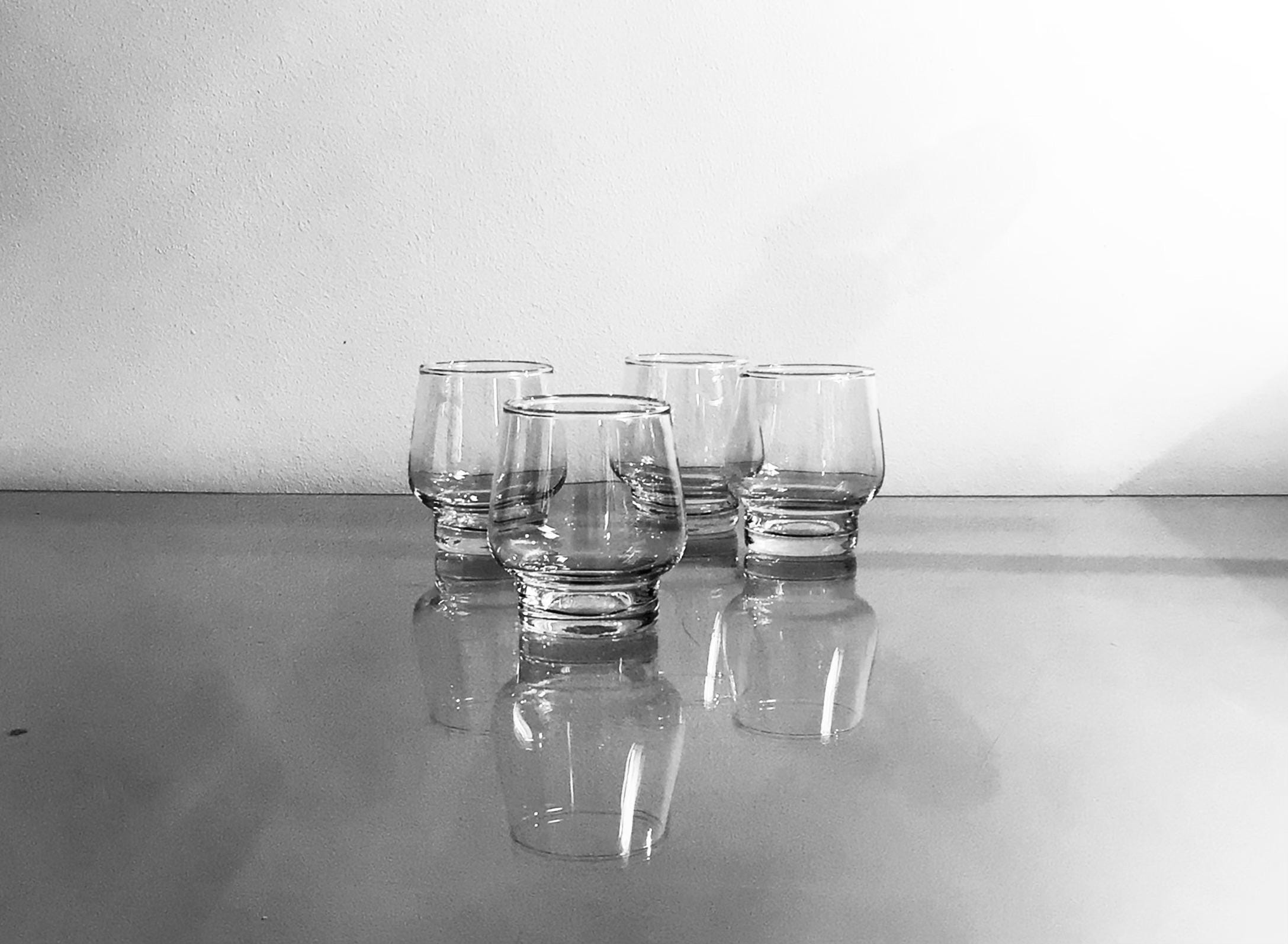4x SUPERFEST glass glasses DDR shot glass snifter whiskey glass