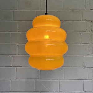 ペンダントライト 吊照明 イエロー 琥珀色 ミッドセンチュリー スペースエイジ ペンダントライト 吊照明 イエロー 琥珀色 ミッドセンチュリー