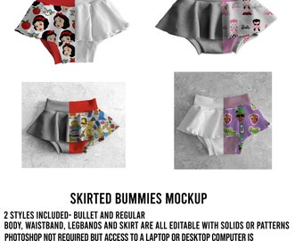 Download Skirt Mockup Etsy