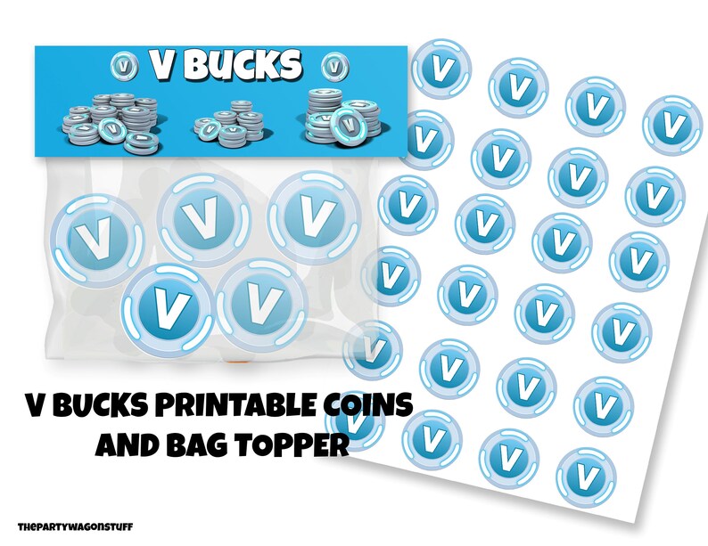 Printable Fortnite V Dollars Sweet Coin Circle and Handle Bag Topper - Best Occasion Favors image about V Bucks Printable identified as Printable Fortnite V Pounds Sweet Coin Circle and Deal with Bag Topper - Suitable Occasion Favors