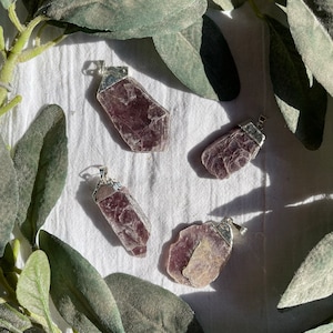 Lepidolite Mica Pendant