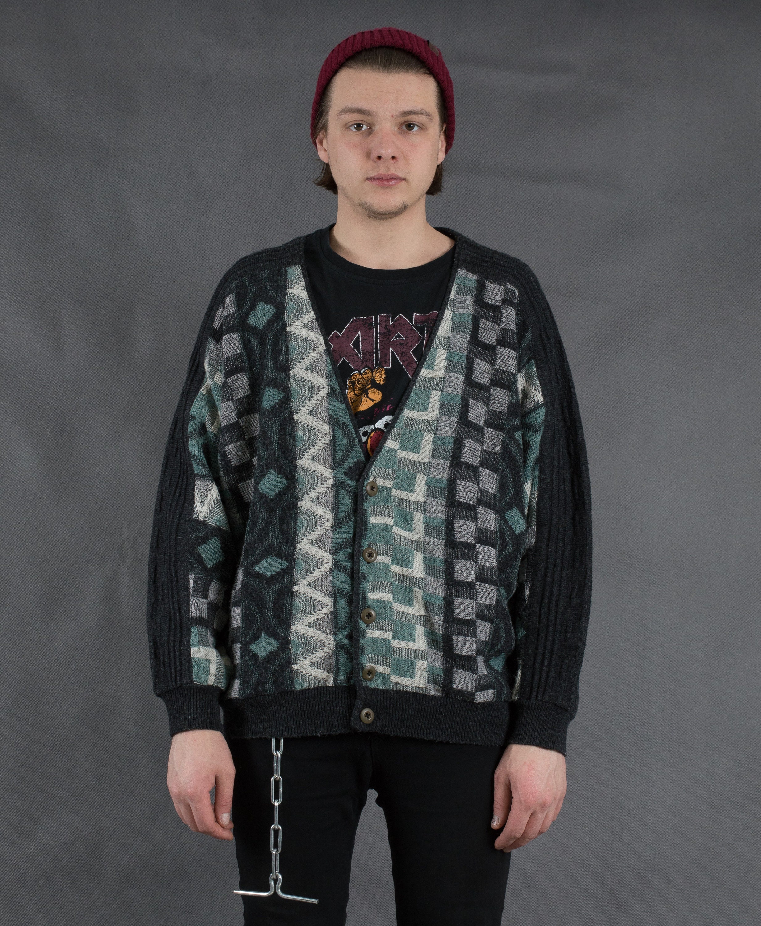 cropped camel jumper