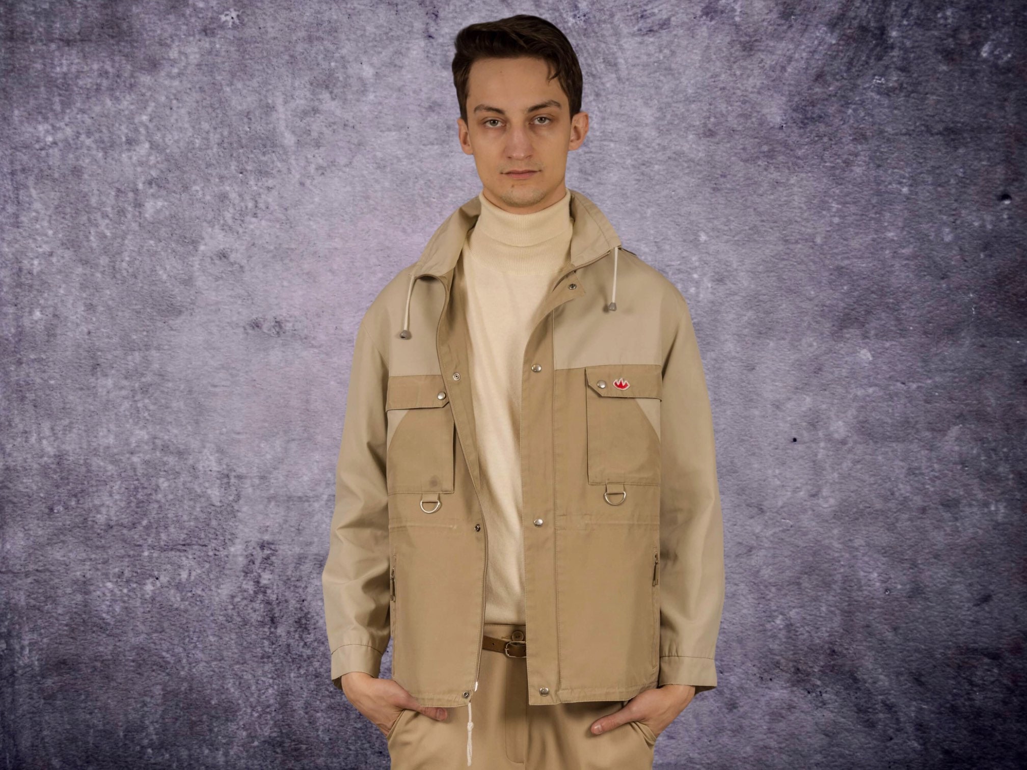 Cream Windbreaker - Etsy