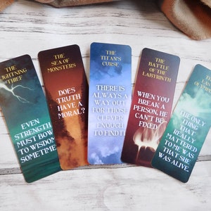 Percy Jackson Inspired: Riptide Sword Metal Bookmark