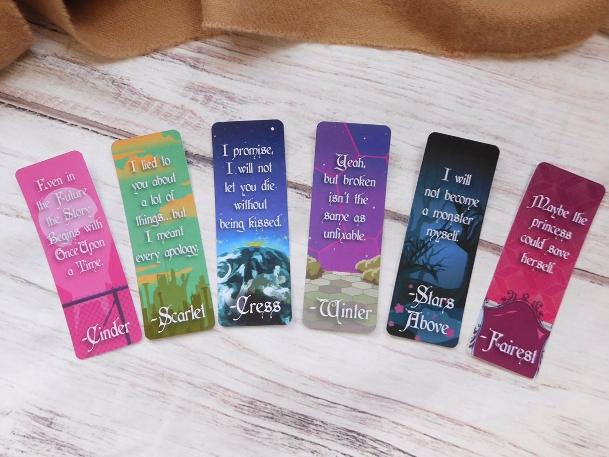 The Lunar Chronicles Quotes The Lunar Chronicles Quote Bookmarks | Etsy