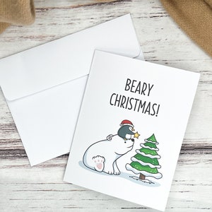 Carte de Noël | Noël Beary | Amour et amitié | de voeux | Cadeau | Célébration