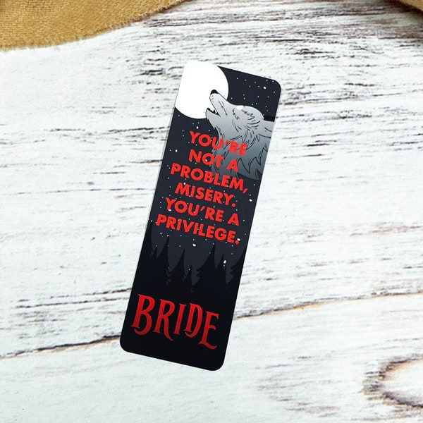 Bride Inspired Quote Bookmark | Reading Materials | Ali Hazelwood