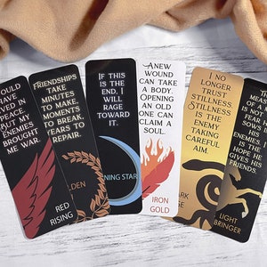 Red Rising Saga Quote Bookmarks