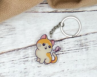 Cat Keychain | Cute Animal | Kitten