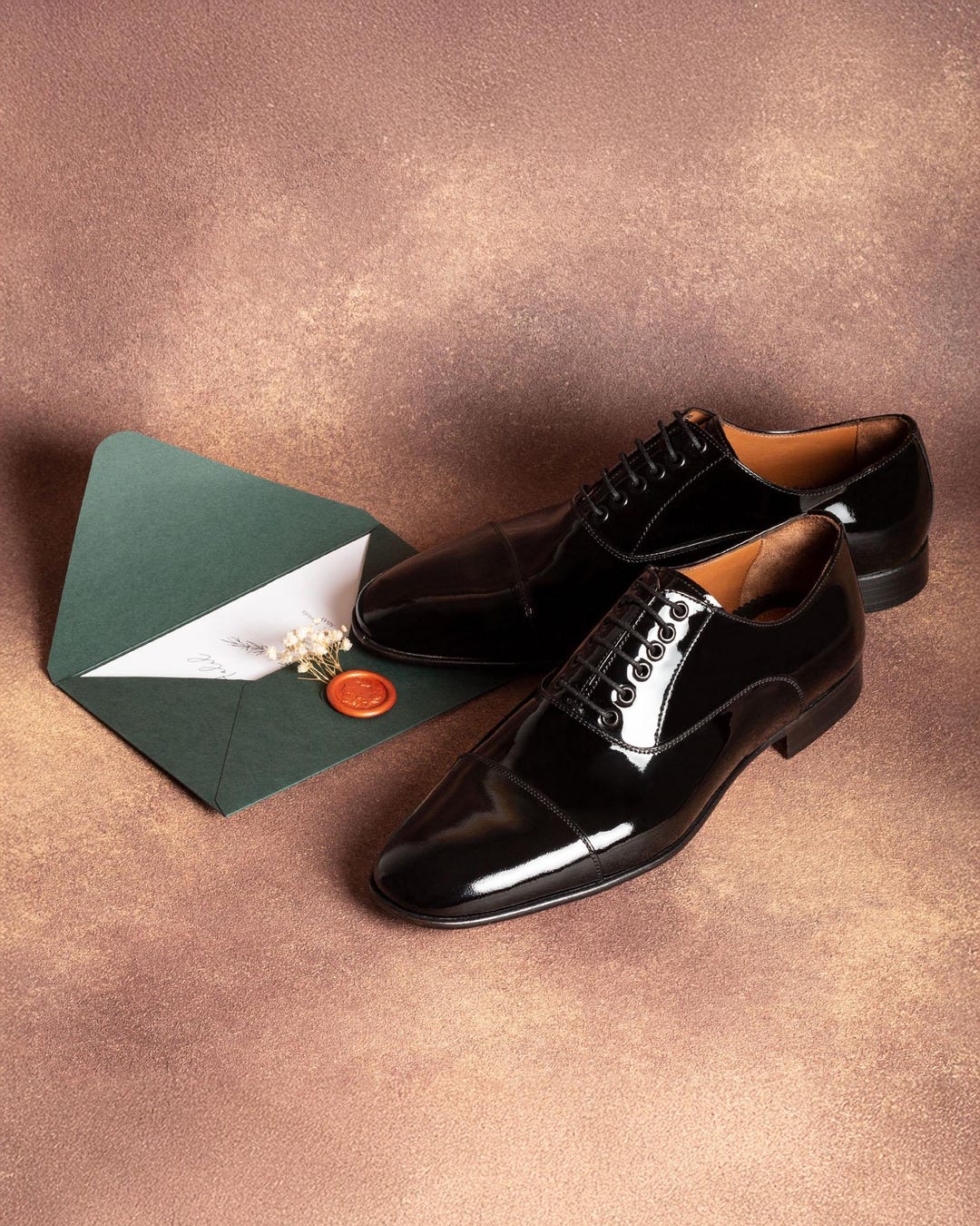 Men's Victoria Black Patent Leather Oxford Shoes, Blake Stitched Tuxedo Dress  Shoes - Etsy