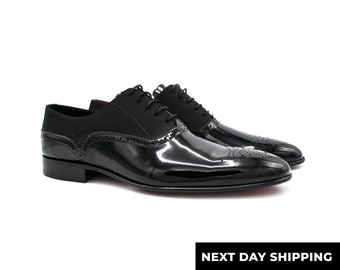7.5 UK Vintage Bally Zwitserse heren jurk schoenen zwarte smoking slippers maat 8.5 US Schoenen Herenschoenen Loafers & Instappers 