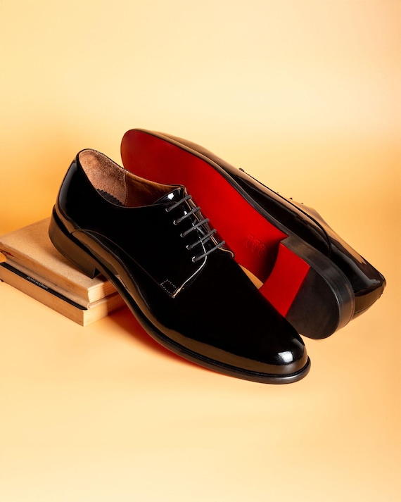 formal dresses for women nearby After Midnight 7009 Black Patent Leather Loafer Men's Formal Dress Shoes Royal / 11 main image 1