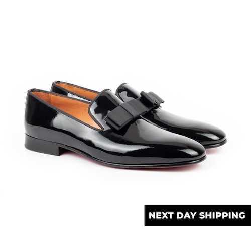 TOLIMA BLACK Handcrafted Patent Leather 