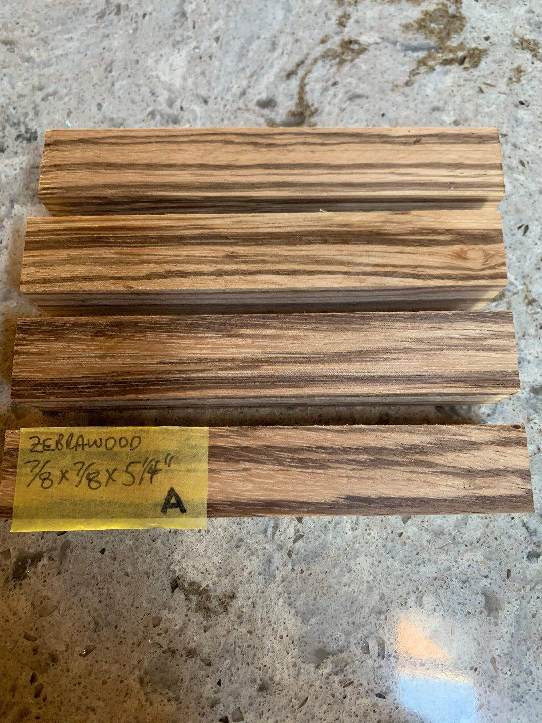 Turning Blanks Zebrawoodchakte Kok Black Walnut Jarrah Etsy