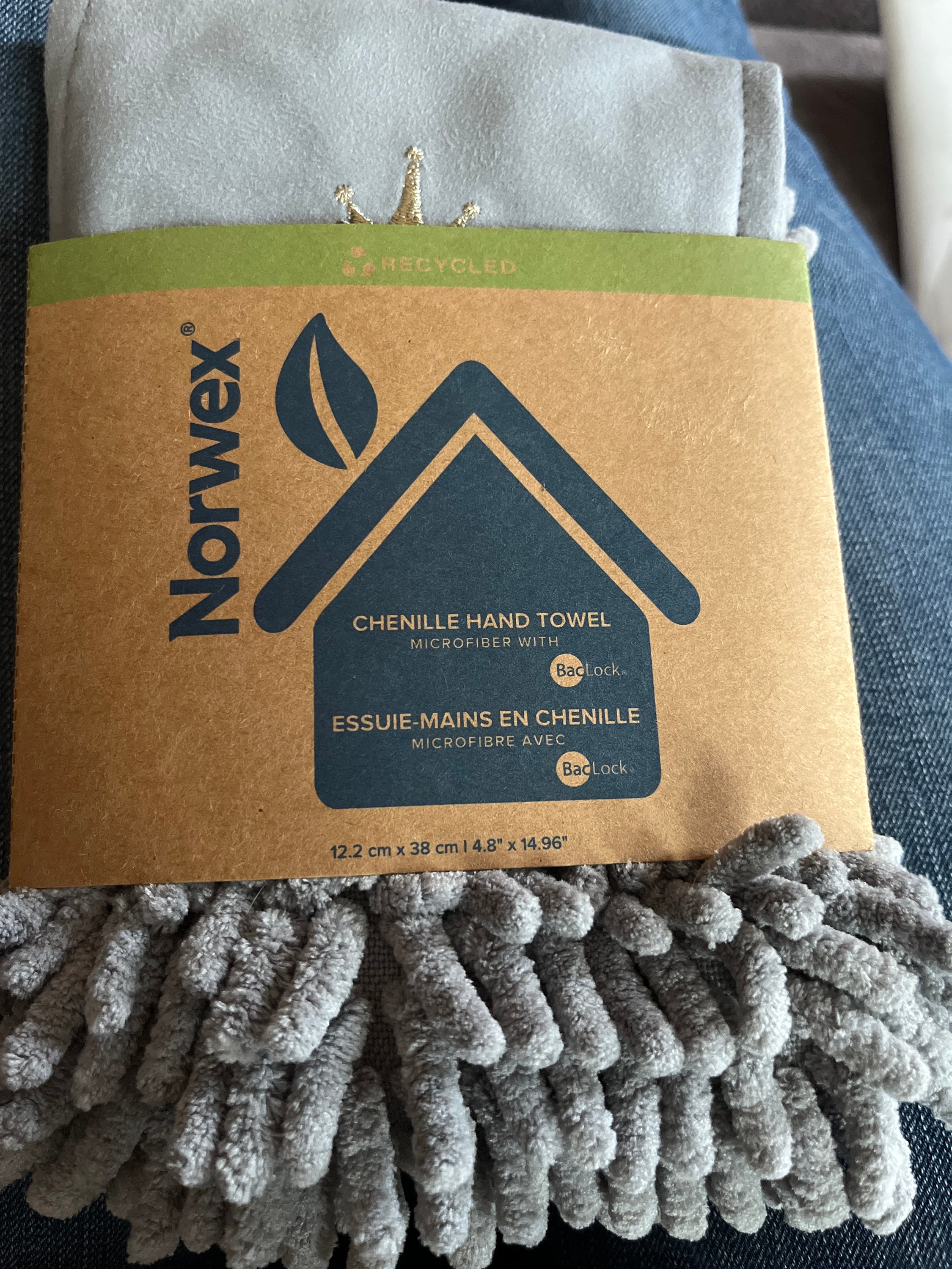 Norwex chenille hand best sale towel with baclock