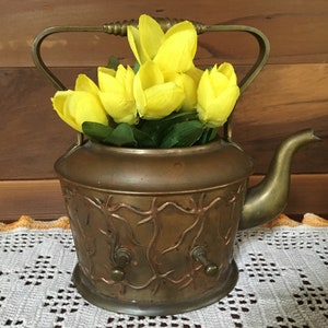1900s Copper Kettle, GBN,  Gebrüder Bing, German Kettle, Rustic Decor, Kitchen Decor, Farmhouse Decor