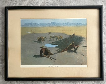 Fight for the Waterhole Frederic Remington Western Art Old West