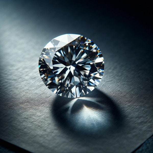 Diamant / Brillant 2,05ct mit GIA Zertifikat | natürlicher, unbehandelter Brillant mit Zertifikat | Naturdiamant ohne Behandlung Zertifikat