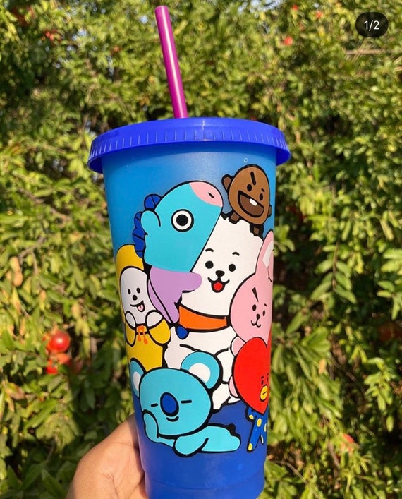 Drink & Barware Tumblers & Water Glasses Home & Living Bt21 Starbucks