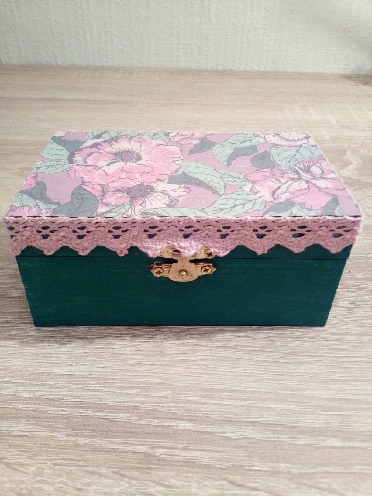 Caja de joyería de almacenamiento de caja de dinero para la | Etsy