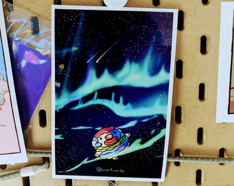 Space Clown 4x6" Photo Print