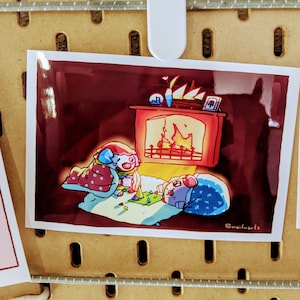 ACNH// Pietro and Dom Get Comfy 4x6&quot; Photo Print