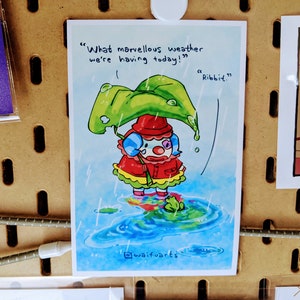 ACNH// Pietro In The Rain 4x6&quot; Photo Print