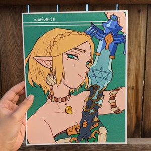 Zelda 8.5x11" Matte Print