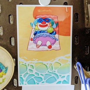 ACNH// Summer Vibes Pietro Glossy 4x6&quot; Photo Print