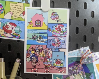 ACNH// Pietro Comic #2 Impresión fotográfica brillante de 4x6"