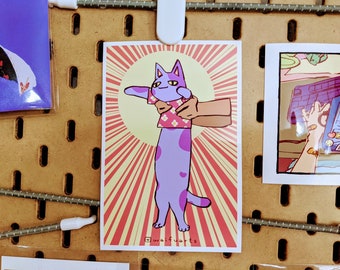 Long Bob is Long 4x6&quot; Glossy Print