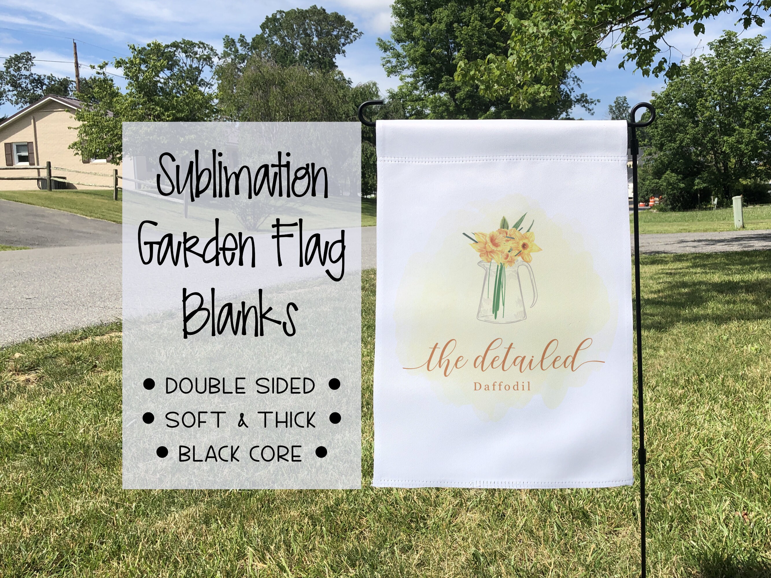 SUBLIMATION BLANKS GARDEN Flags Available in Packages of 10, 25, 50 Free Shipping Etsy