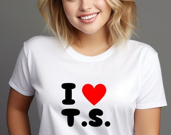 テイラースウィフト ハート型花柄長袖Tシャツ I Heart Ts Shirt - Etsy