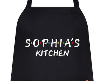 Delantal personalizado para mujer, regalo personalizado para el Día de la Madre, delantal de cocina para abuela, regalo personalizado para mamá, delantal impreso personalizado