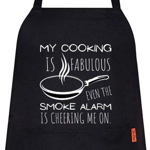 My Cooking is Fabulous Printing Kitchen Cooking Chef Aprons for Men Women