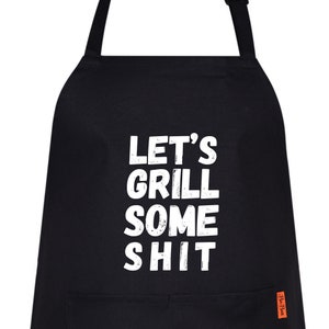 Let&#39;s Grill Some .... Funny BBQ Aprons for Men Woman, Dad Gifts, Gifts for Men, Fathers Day, Birthday Gifts Aprons For Wife, Mom