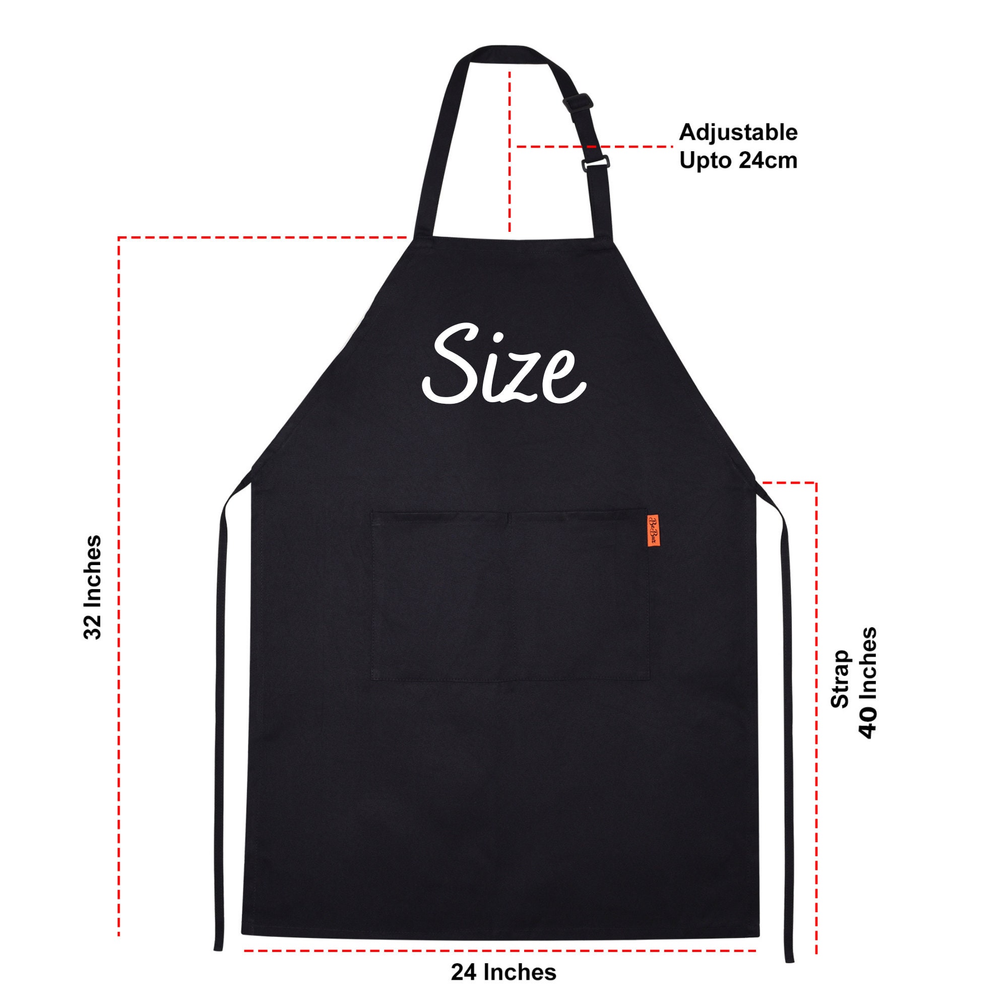 Kuromi And My Melody Adjustable Bib Aprons, Waterdrop Resistant Apron With 2 Pockets For Kitchen Cooking Restaurant Bbq Painting Crafting - View #5