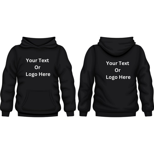 Personalised Hoodies for women men unisex Any Name Text Logo Custom hoody Bride Bridal Party Gift Jumper Black