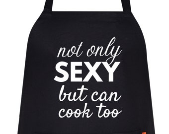 Delantal de cocina divertido: sexy y con estilo, delantal de chef original.