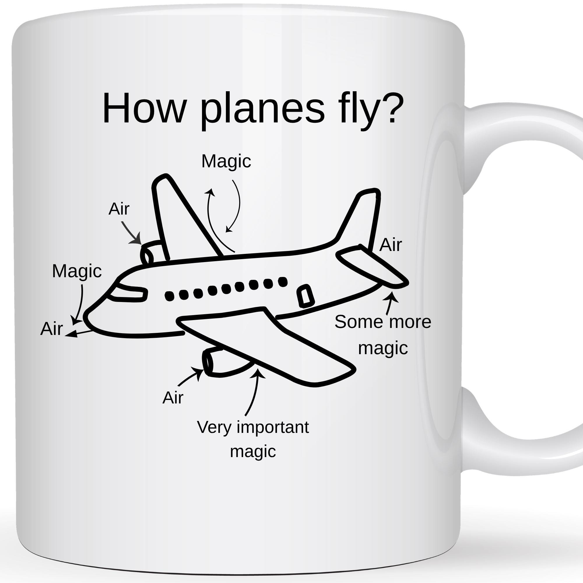 How Planes Fly Mug - Etsy