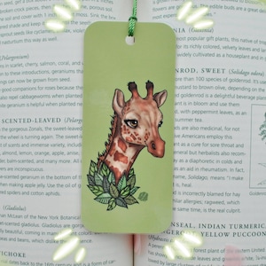 Giraffe Bookmark Giraffes Bookmark by Naterade Creates