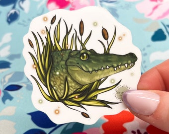 Alligator Sticker By Naterade Creates