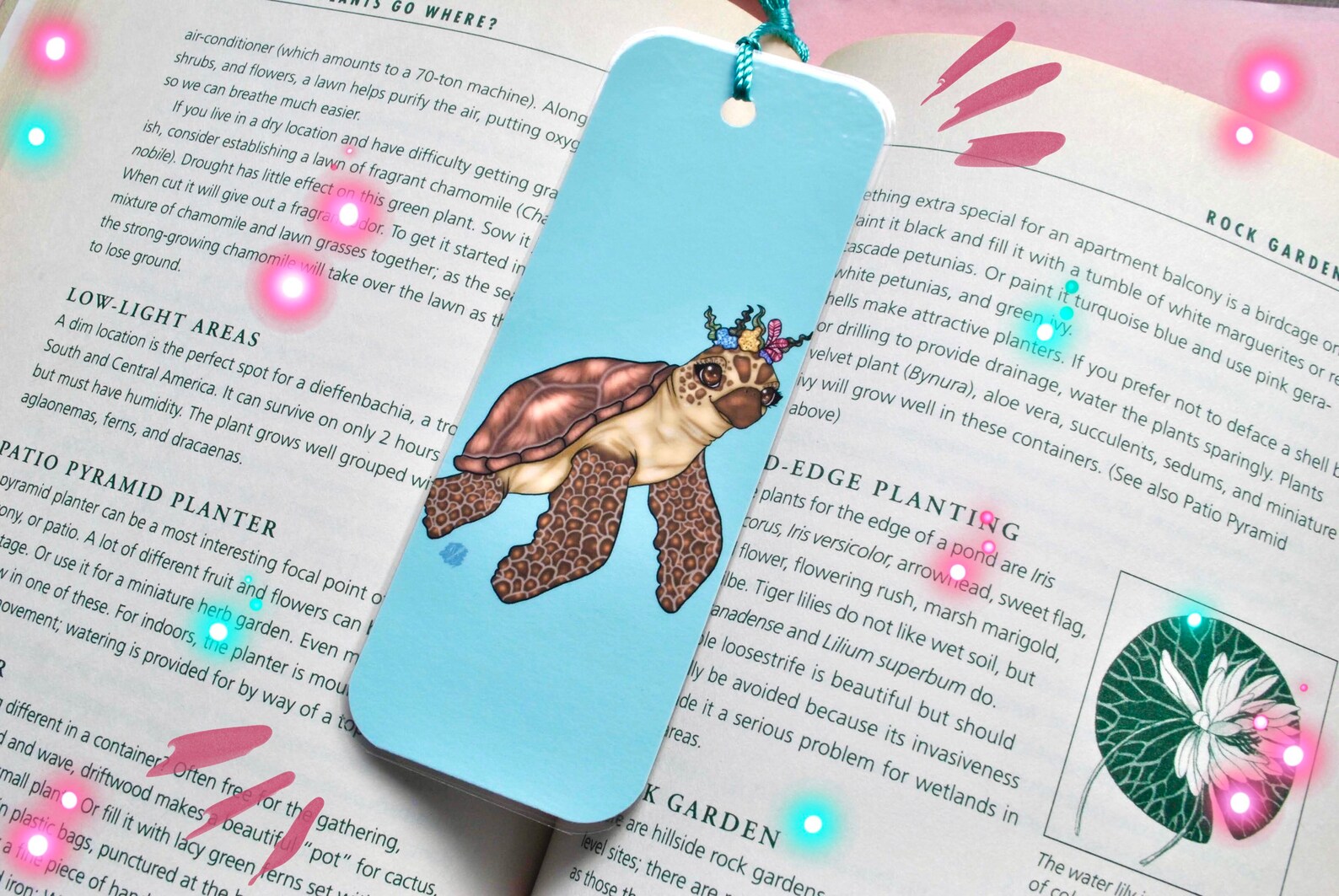 Sea Turtle Bookmark by Naterade Creates - Etsy