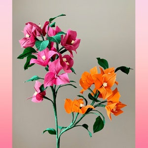 Handmade Crepe Paper Bougainvillea for Home Decor/ Wedding/ Anniversary/Just because gift- something floral