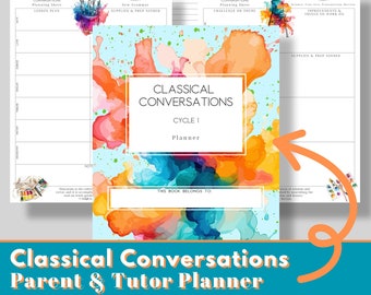 Parent & Tutor Planner for Classical Conversations Cycle 1 - Art Theme
