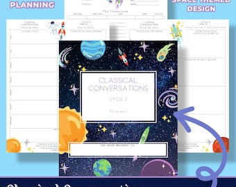 Parent & Tutor Planner for Classical Conversations Cycle 2 - Space Theme
