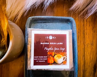 Pumpkin Spice Soap,Fall Soap,Halloween Soap,Winter Skincare,Plantbased Soap,Handmade Soap,Stocking Stuffer,Cocoa Butter Soap,Halloween Gift