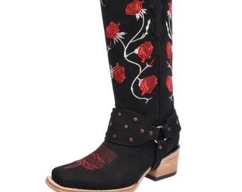 rose color boots